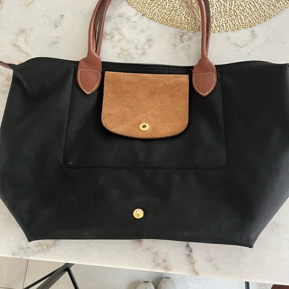 longchamp tote bag black size medium - Picture 3 of 6